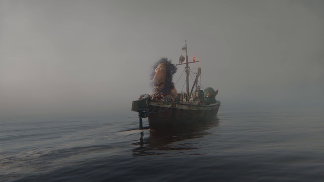 Video Reference: Water, Boat, Watercraft, Vehicle, Fog, Sky, Ship, Recreation, Lake, Mist
