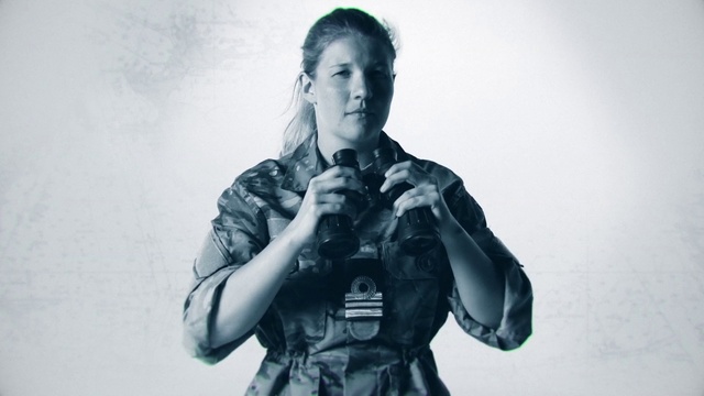 Video Reference: Hand, Arm, Fashion, Flash photography, Sleeve, Standing, Gesture, Style, Happy, Audio equipment