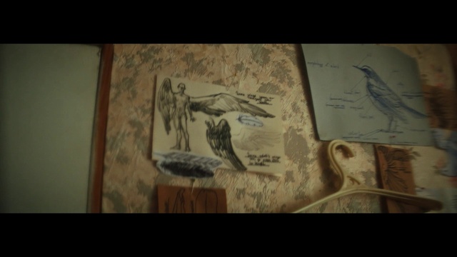 Video Reference: Bird, Wood, Art, Tree, Font, Painting, Drawing, Pattern, Rectangle, Visual arts