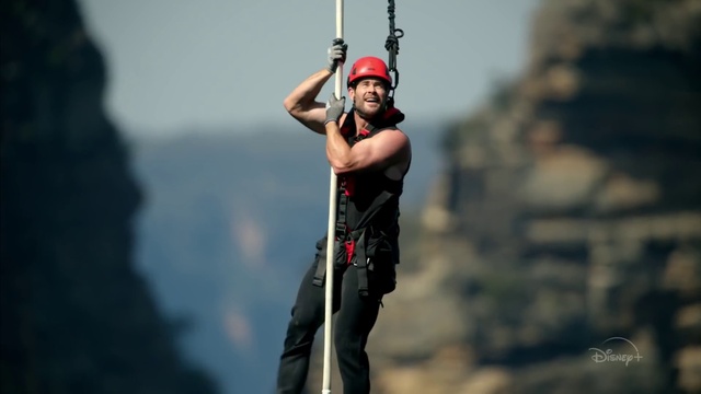 Video Reference: Face, Sports equipment, Sky, Outdoor recreation, Elbow, Sports, Travel, Rope, Leisure, Recreation