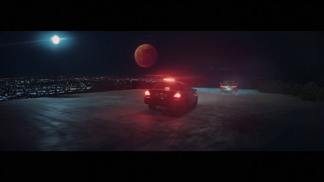 Video Reference: Atmosphere, Automotive lighting, Sky, Moon, Car, Automotive tail & brake light, Mode of transport, Atmospheric phenomenon, Vehicle, Tire