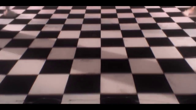 Video Reference: White, Black, Wood, Rectangle, Flooring, Floor, Line, Material property, Indoor games and sports, Symmetry