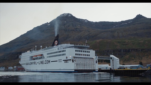 Video Reference: Water, Sky, Boat, Mountain, Watercraft, Naval architecture, Lake, Passenger ship, Cruiseferry, Mountain range
