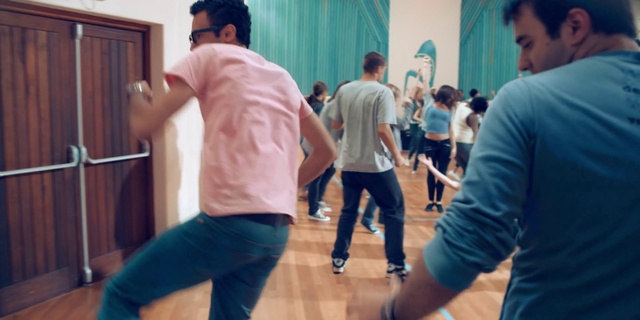 Video Reference: Joint, Shorts, Leg, Active pants, Entertainment, Exercise, Performing arts, Leisure, Choreography, T-shirt