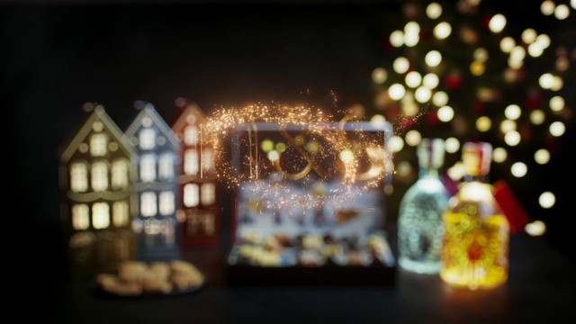 Video Reference: Window, Lighting, Christmas decoration, Street light, Automotive lighting, Tree, House, City, Darkness, Event