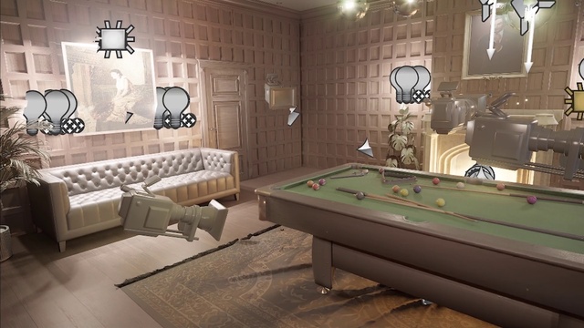 Video Reference: Property, Furniture, Building, Lighting, Interior design, Floor, Table, Pool, Recreation room, Billiards