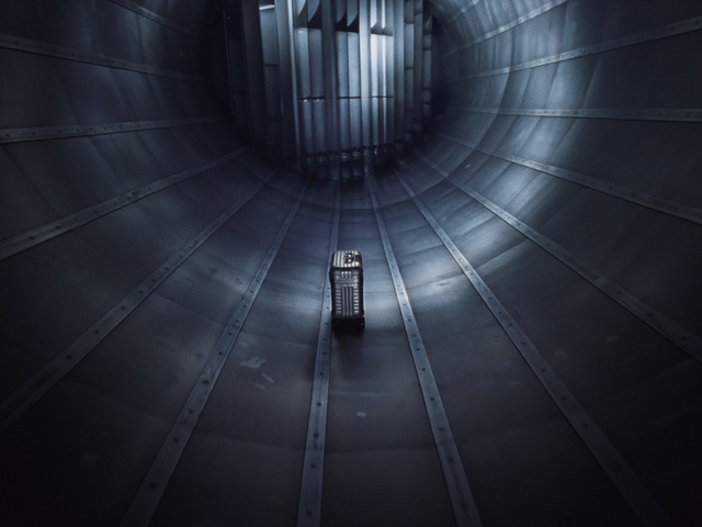 Video Reference: Flash photography, Parallel, Symmetry, Tunnel, Electric blue, Tree, Darkness, Stairs, Building, Midnight