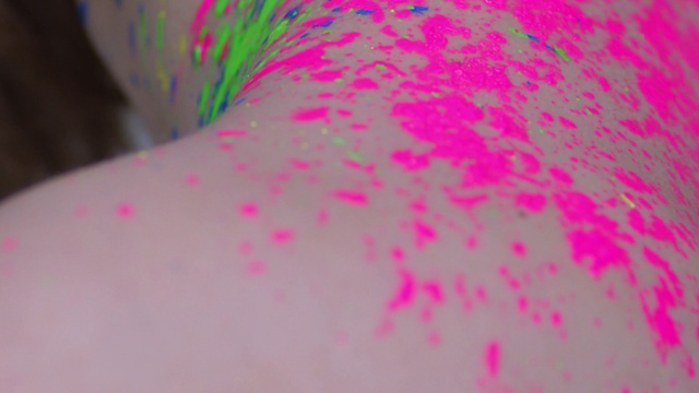 Video Reference: Eye, Human body, Pink, Liquid, Magenta, Tints and shades, Pattern, Petal, Chest, Eyelash