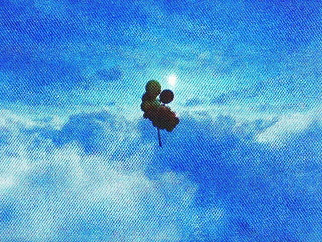 Video Reference: Blue, People in nature, World, Font, Pattern, Electric blue, Sky, Art, Symmetry, Slope