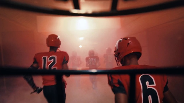 Video Reference: Helmet, Sports equipment, Sports uniform, Sports gear, Light, Jersey, Headgear, Player, Font, Personal protective equipment