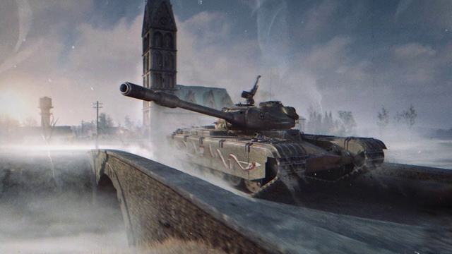 Video Reference: Sky, Self-propelled artillery, Tank, Combat vehicle, Vehicle, Cloud, Gun turret, Military vehicle, Military organization, Tree