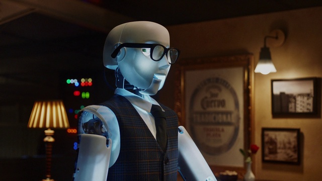 Video Reference: Outerwear, Picture frame, Helmet, Vision care, Personal protective equipment, Space, Machine, Fashion design, Art, Event