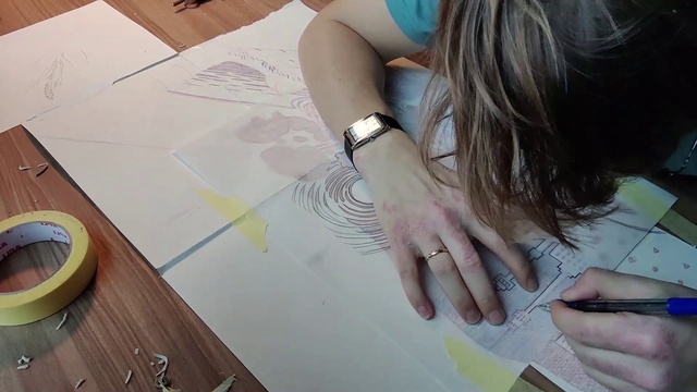 Video Reference: Hand, Watch, Table, Writing implement, Gesture, Art, Finger, Font, Artist, Automotive design