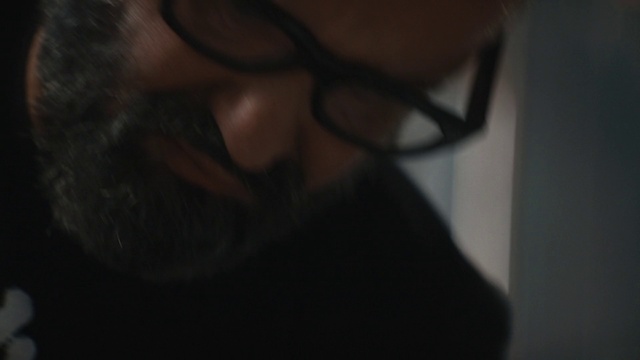 Video Reference: Glasses, Vision care, Eyelash, Beard, Jaw, Ear, Neck, Flash photography, Gesture, Eyewear