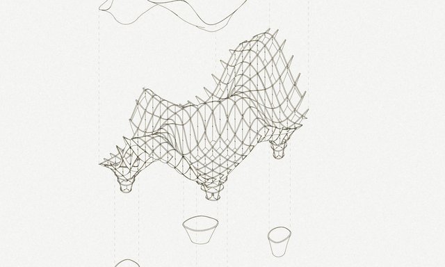 Video Reference: wireframe, 3d model, mesh, abstract, terrain, surface, diagram, digital, technical, outline, grid, white background, simulation, geometry