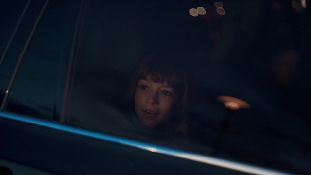 Video Reference: Hood, Window, Automotive lighting, Gesture, Vehicle door, Flash photography, Automotive mirror, Electric blue, Space, Automotive exterior