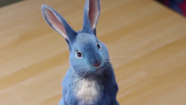 Video Reference: Rabbit, Eye, Ear, Rabbits and Hares, Whiskers, Hare, Fawn, Terrestrial animal, Domestic rabbit, Snout