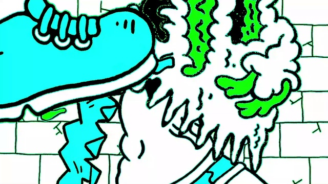 Video Reference: White, Natural environment, Organism, People in nature, Happy, Font, Art, Circle, Electric blue, Grass