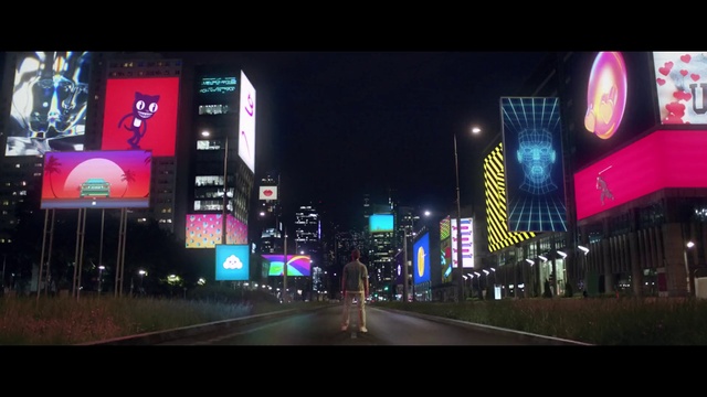 Video Reference: Building, Automotive lighting, Light, Skyscraper, Lighting, Electricity, Tower block, Street light, Cityscape, Font