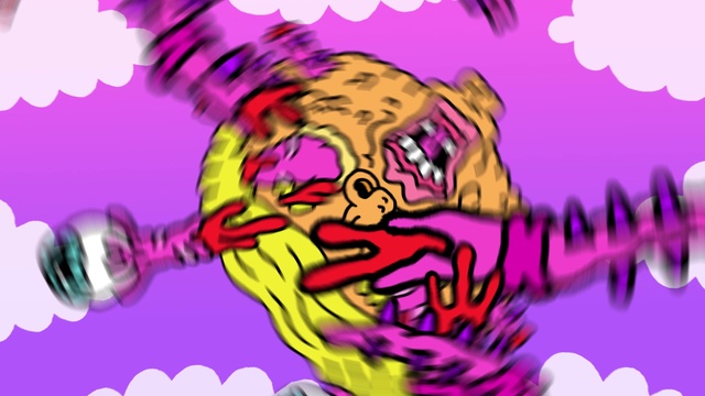 Video Reference: Organism, Gesture, Font, Happy, Art, People, Magenta, Illustration, Graphics, Event