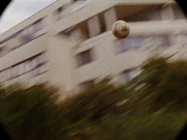 Video Reference: Building, Window, Wood, Grass, Sports equipment, Tints and shades, Rectangle, Facade, Circle, Font