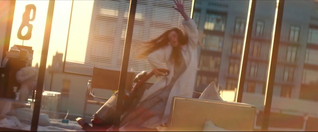 Video Reference: Window, Wood, Sunlight, Window blind, Tints and shades, Shade, Human leg, Thigh, Glass, Elbow