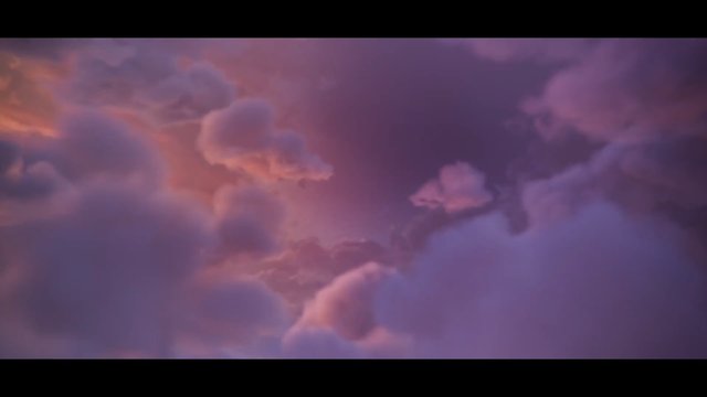 Video Reference: clouds, sky, sunset, sunrise, pastel, purple, pink, dreamy, atmospheric, nature, background, scenic, soft light, abstract, weather