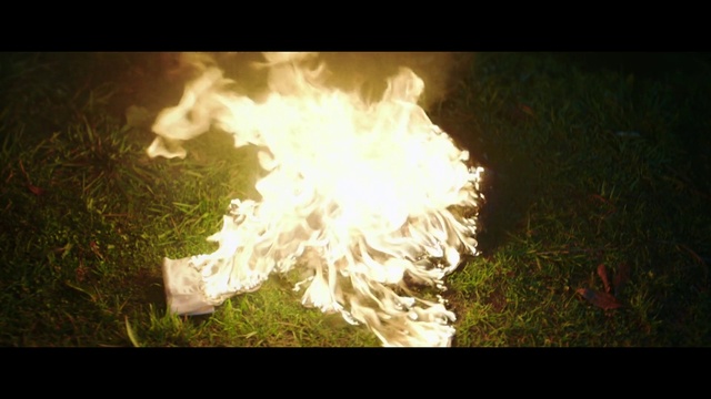 Video Reference: Fire, Grass, Flash photography, Wood, Tints and shades, Flame, Heat, Event, Smoke, Darkness