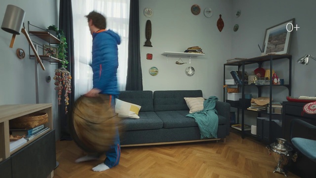 Video Reference: Property, Picture frame, Comfort, Interior design, Couch, Grey, Floor, Living room, Wood, Wall