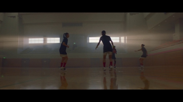 Video Reference: Shorts, Field house, Player, Performing arts, Entertainment, Sportswear, Ball game, Choreography, Competition event, Flooring