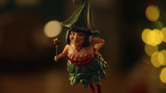 Video Reference: Plant, Toy, People in nature, Witch hat, Flash photography, Window, Happy, Doll, Fawn, Headgear