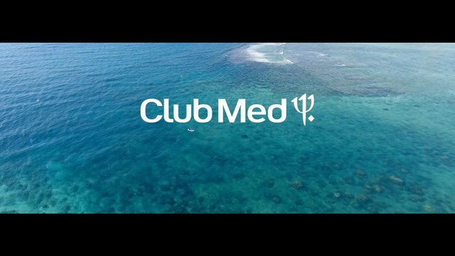 Video Reference: ocean, aerial, reef, turquoise water, blue water, seascape, travel, resort, text overlay, branding, summer, tropical, water