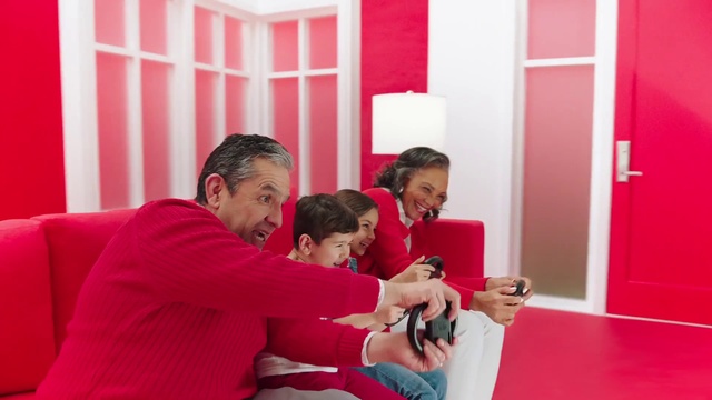 Video Reference: Comfort, Pink, Leisure, Magenta, Happy, Event, Fun, T-shirt, Conversation, Couch