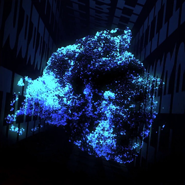 Video Reference: Water, Azure, Blue, Organism, Font, Art, Electricity, Midnight, Electric blue, Symmetry