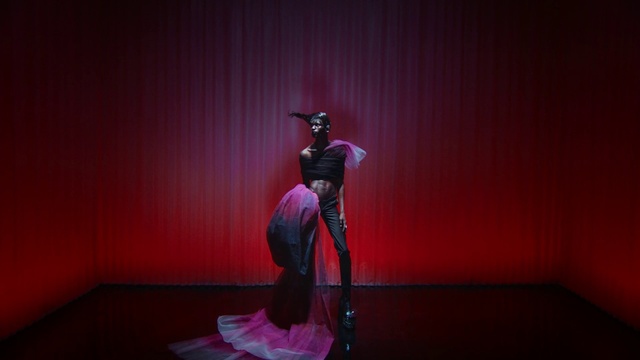 Video Reference: Trousers, Purple, Dance, Entertainment, Performing arts, Choreography, Fashion design, Magenta, Event, Costume design