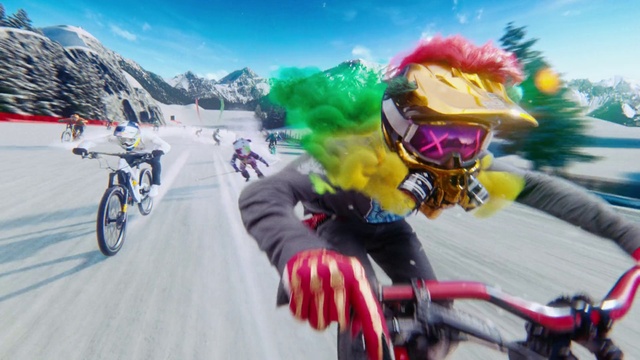 Video Reference: Bicycle, Bicycles--Equipment and supplies, Sky, Cloud, Bicycle helmet, Bicycle handlebar, Tire, Glove, Bicycle frame, Helmet