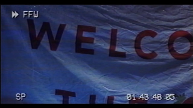 Video Reference: World, Font, Sky, Electric blue, Display device, Advertising, Screenshot, Brand, Event, Magenta