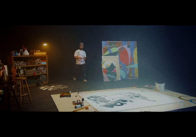 Video Reference: Chair, Art, Entertainment, Artist, Event, Music venue, Stage, Space, Electronic device, Performing arts
