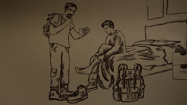 Video Reference: Vertebrate, Motor vehicle, Standing, Mammal, Gesture, Art, Font, Chair, Automotive design, Tire