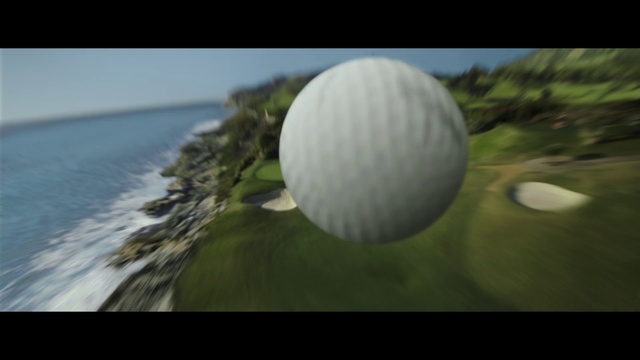 Video Reference: Water, Golf ball, Sports equipment, Golf equipment, Plant, Nature, Golf, Sky, Ball, Grass