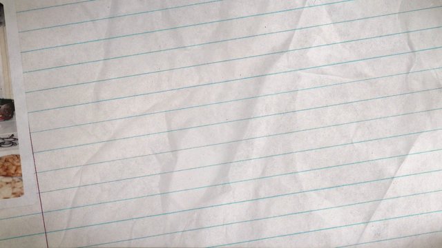 Video Reference: paper, notebook, lined paper, blank page, texture, wrinkled paper, close-up, stationery, background, minimal, office, school