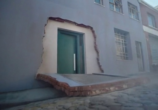 Video Reference: Building, Window, House, Wood, Shade, Rectangle, Tints and shades, Hardwood, Facade, Bed frame