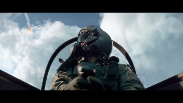 Video Reference: Cloud, Sky, Helmet, Aircraft, Airplane, Fighter pilot, Military person, Aviation, Vehicle, Pilot