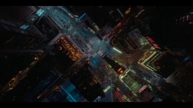 Video Reference: Building, Urban design, City, Space, Midnight, Font, Darkness, Tower block, Cityscape, Event