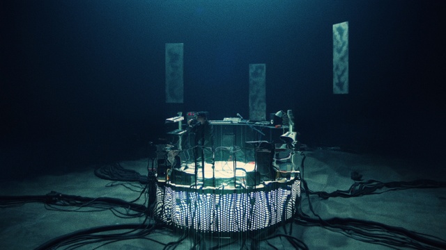 Video Reference: Water, Gas, Art, Electric blue, Darkness, Event, Transparent material, Science, Visual arts, Night