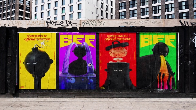 Video Reference: Window, Building, Vertebrate, Dog, Infrastructure, Mammal, Art, Pink, Font, Public space