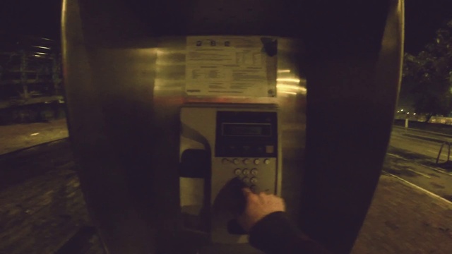 Video Reference: Telephone, Gas, Machine, Payphone, Automated teller machine, Darkness, Telephone booth, Event, Room, Transport