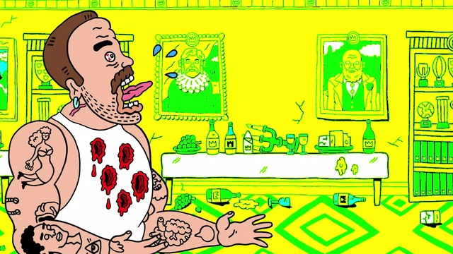 Video Reference: Rectangle, Organism, Happy, Font, Yellow, Sharing, Line, Art, Pleased, Graphics