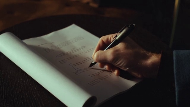 Video Reference: Hand, Handwriting, Writing instrument accessory, Office supplies, Pen, Gesture, Font, Writing implement, Material property, Writing