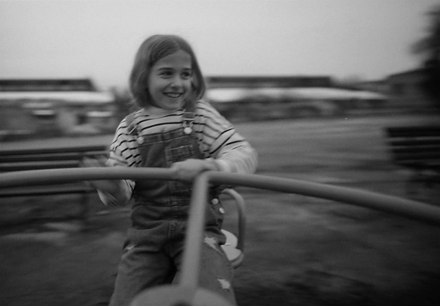 Video Reference: Hair, Smile, Daytime, Eye, Facial expression, Flash photography, Happy, Standing, Black-and-white, Style
